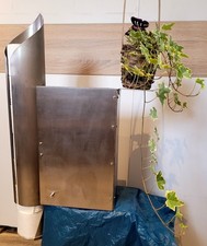 Toilettenersatzrollenhalter /  WC Schrank  Edelstahl V4A Handgefertigtes UNIKAT