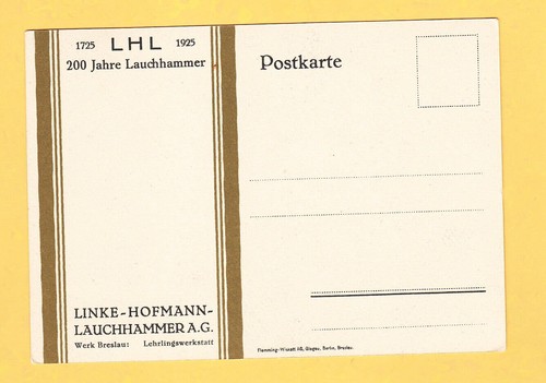 1925 lhl l jubiläums ak - 1925, h