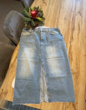 Langer Jeansrock ❤️ vorne