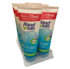 6x Handsan Handcreme WINTER mit Shea Butter ph Hautneutral 24H Schutz (6x100ml)