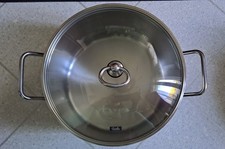 Originaler FISSLER Topf Suppentopf 6 L mit Glasdeckel 24x16 cm TOP Zustand 