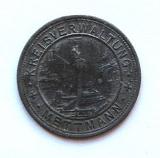 Mettmann ,Kreisverwaltung , 50 Pfennig 1917