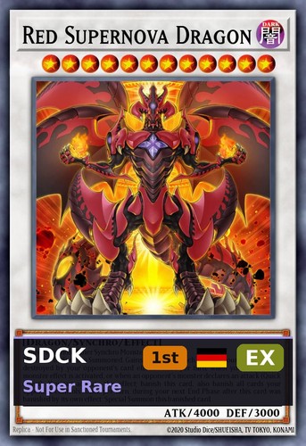 Roter supernova drache - roter, supernova-drache