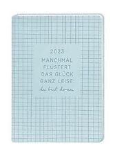 Terminplaner Lederlook A6 Hellblau 2023: Terminpl... | Buch | Zustand sehr gut