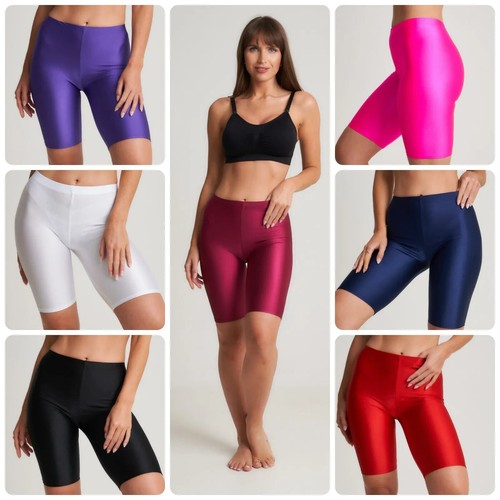 Glänzende lycra radshorts - glänzende, lycra-radshorts