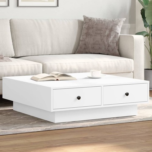Vidaxl couchtisch weiß - couchtisch,
