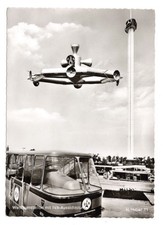 IVA 1965 München – Weltraumstation & Aussichtsturm – Foto AK + FDC Marken