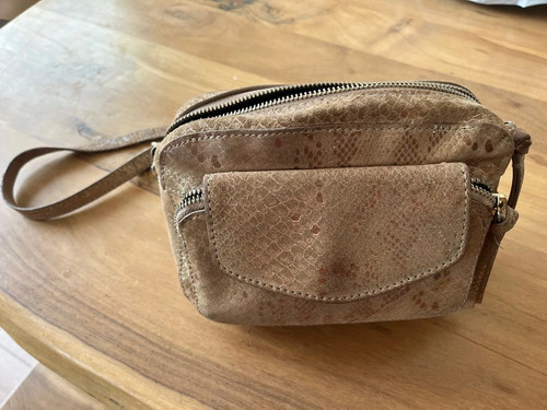 Umhängetasche gold leder - umhängetasche,