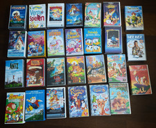 Kinderfilme VHS Bundle 33x