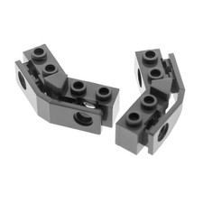 2x Lego Gummi Puffer Halter 1x2 schwarz Stoßstangen Star Wars 4216378 2991