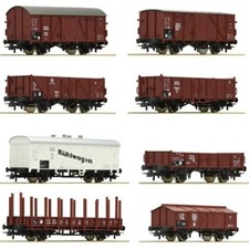Roco 44003 8-teiliges Set Güterwagen der DRG, Ep II H0 + Neu