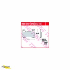 TRW Bremsbelagsatz MCB752SCR