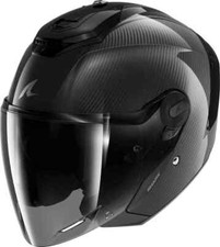Shark RS Jet Skin Jethelm  mit Visier (Carbon/Schwarz) Gr: M (57)