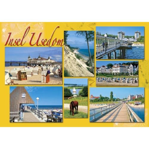 Insel usedom postkarte - usedom,