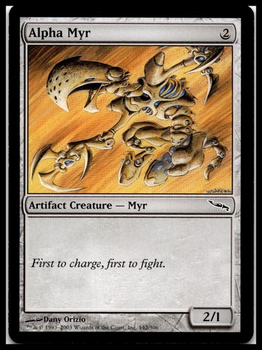 Alpha myr mirrodin 142 mtg - mirrodin,