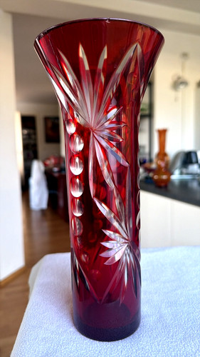 Große glas vase - vase,