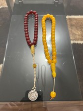 2X tesbih Gebetskette Tespih Sikma Kehribar Maskot klein Osmanli Benzetme