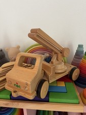 Nic ceramobil Feuerwehr Auto Drehleiter Montessori Waldorf