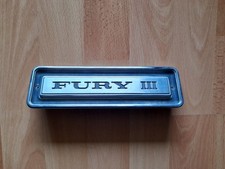 Emblem Plymouth Fury 1965–1968  - US car - rare - selten