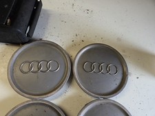4x Audi A4 8D B5, A6 4B C5 Nabendeckel Alufelgen original, Nabenkappen Abdeckung
