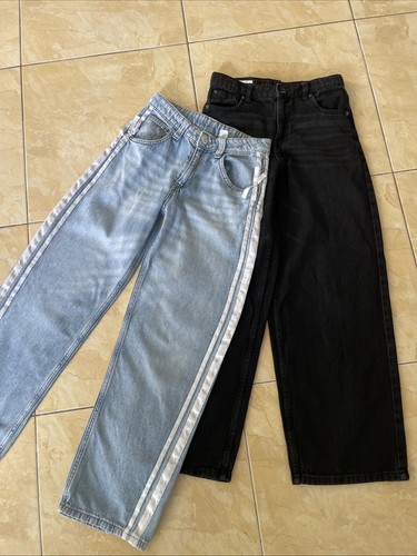 Zwei mädchen hosen jeans blau - mädchen,