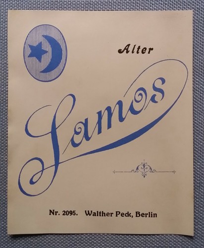 Altes schnapsetikett - altes,