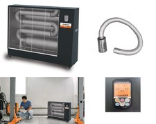 Unicraft IDHG 16 Infrarot-Dieselheizung 16 kW Werkstattofen Hallen-Heizung