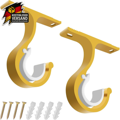 Gardinenstangenhalter set - , 2