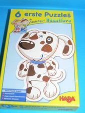 HABA - 6 erste Puzzle - Haustiere - ab 3 Jahren - Nr. 3902 - in Ovp - gebr. -