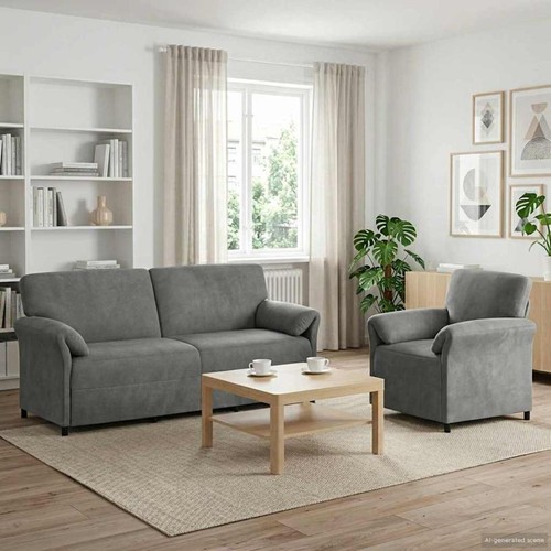 Sofa set stk - set, dunkelgrau