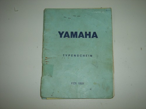 Yamaha fzr1000 exup rahmen - yamaha,
