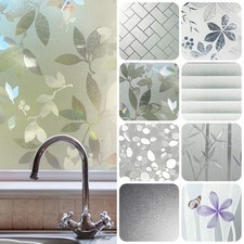 Fensterfolie Selbstklebend 9,5€/m2 Statisch Glasfolie Folie Sichtschutz Büro Tür