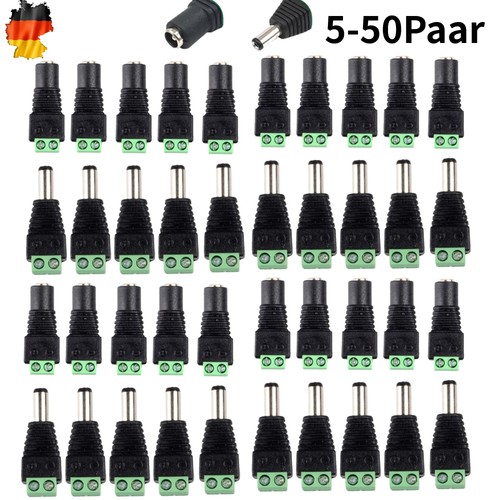 50x steckverbinder - dc,