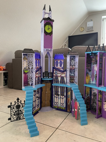 Monster high puppenhaus 4 - puppenhaus, 1:6