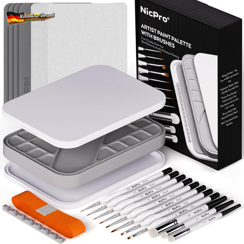 Nicpro mischpalette mit wet - nicpro,