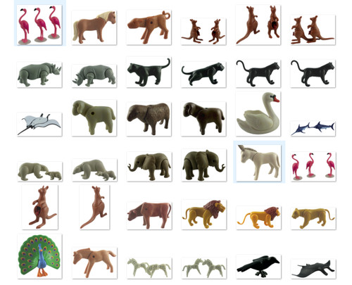 Playmobil verschiedene tiere - verschiedene,