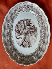 Beilagen Platte Porzelan Antik