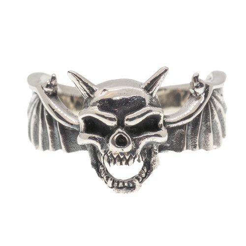 Vampir schädel ring - vampir, 925