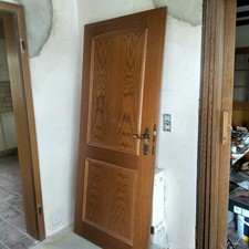 Zimmertüren eichenfarben Satz 9 Stück mit Zargen