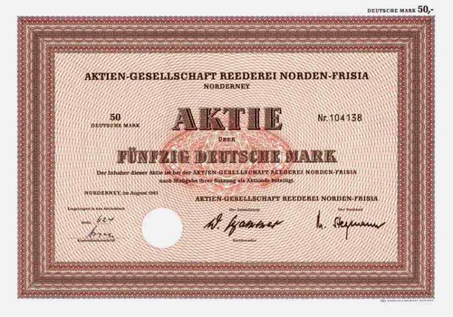 Reederei norden 1982 frisia - ag,