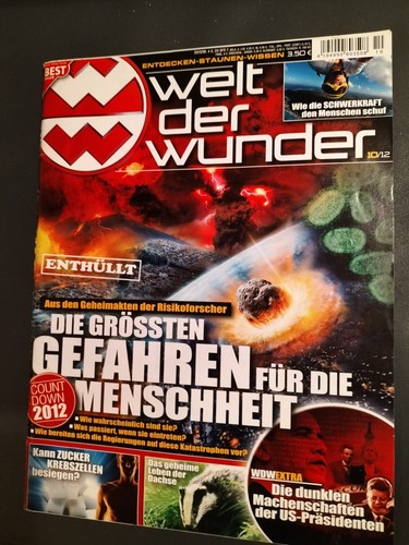 Zeitschrift welt der wunder - welt,