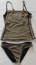 Esprit Beach Tankini Badeanzug khaki Gr.38 Neuwertig