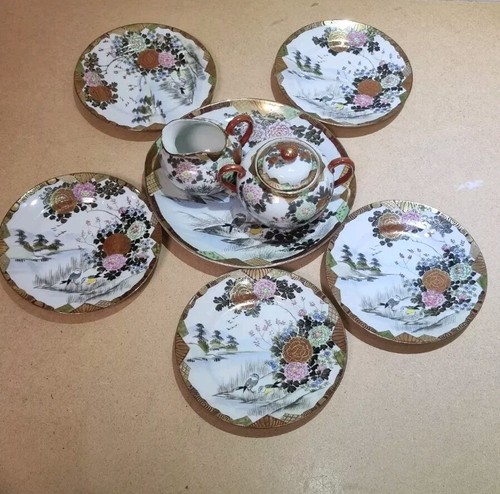 Antik japan meiji teeservice - antik,