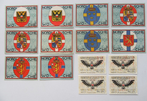 Lübeck konvolut notgeld - lübeck,