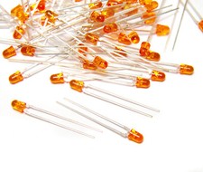 100x TEMIC Leuchtdiode LED TLHO 4201 CU, 3 mm, Soft-Orange