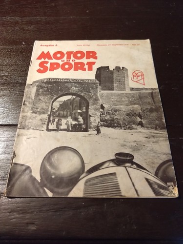 Altes heft 1931 - motor, und