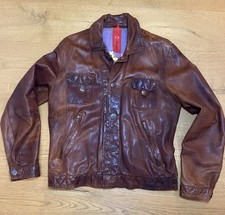 Lederjacke cognac Vintage