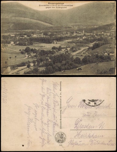 Postcard krummhübel karpacz - postcard,