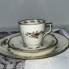 Rosenthal Kaffee Gedeck 3 teilig Moosrose Sanssouci