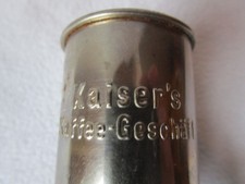 Kaiser´s Kaffee-Geschäft altes seltenes Kaffeelot Kaffeemaß Lot Blech Maß